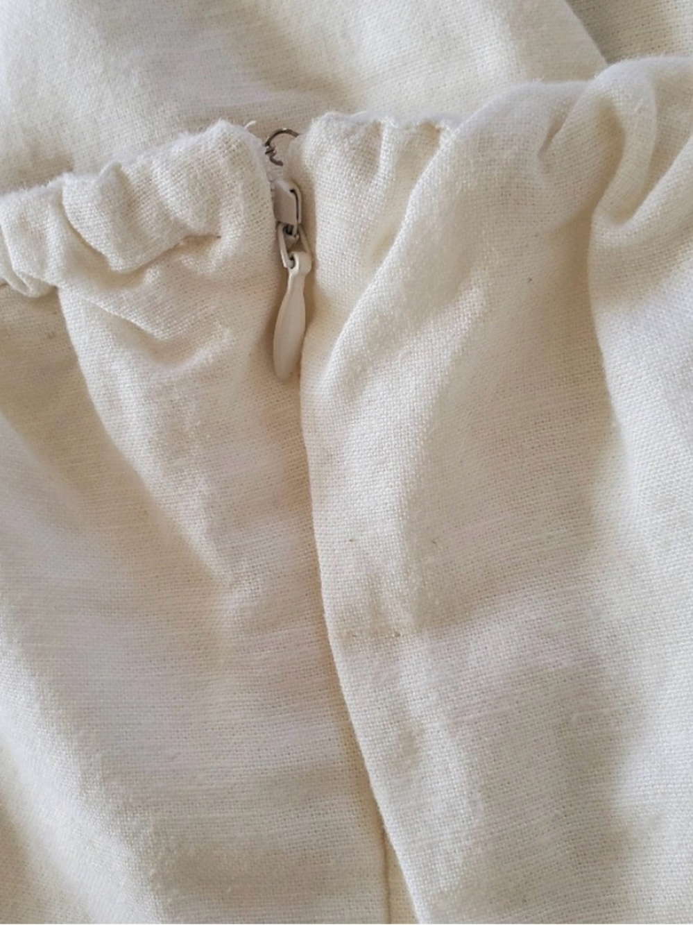 VENUS Cream Linen Halter One-Piece Romper with Gold Buttons Classy - Picture 5 of 7